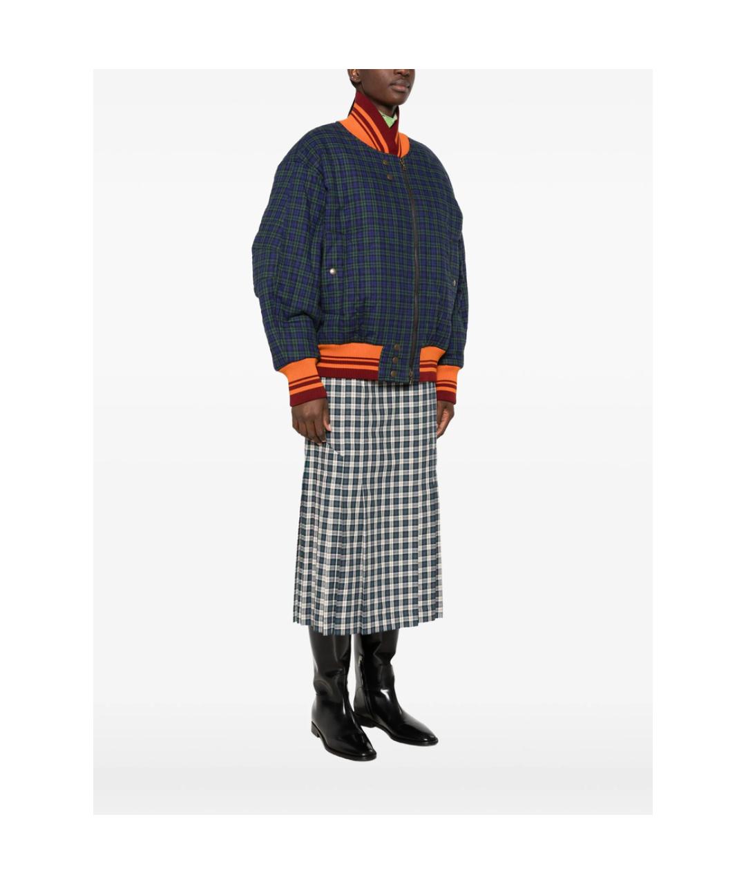 DRIES VAN NOTEN Синяя хлопковая куртка, фото 2