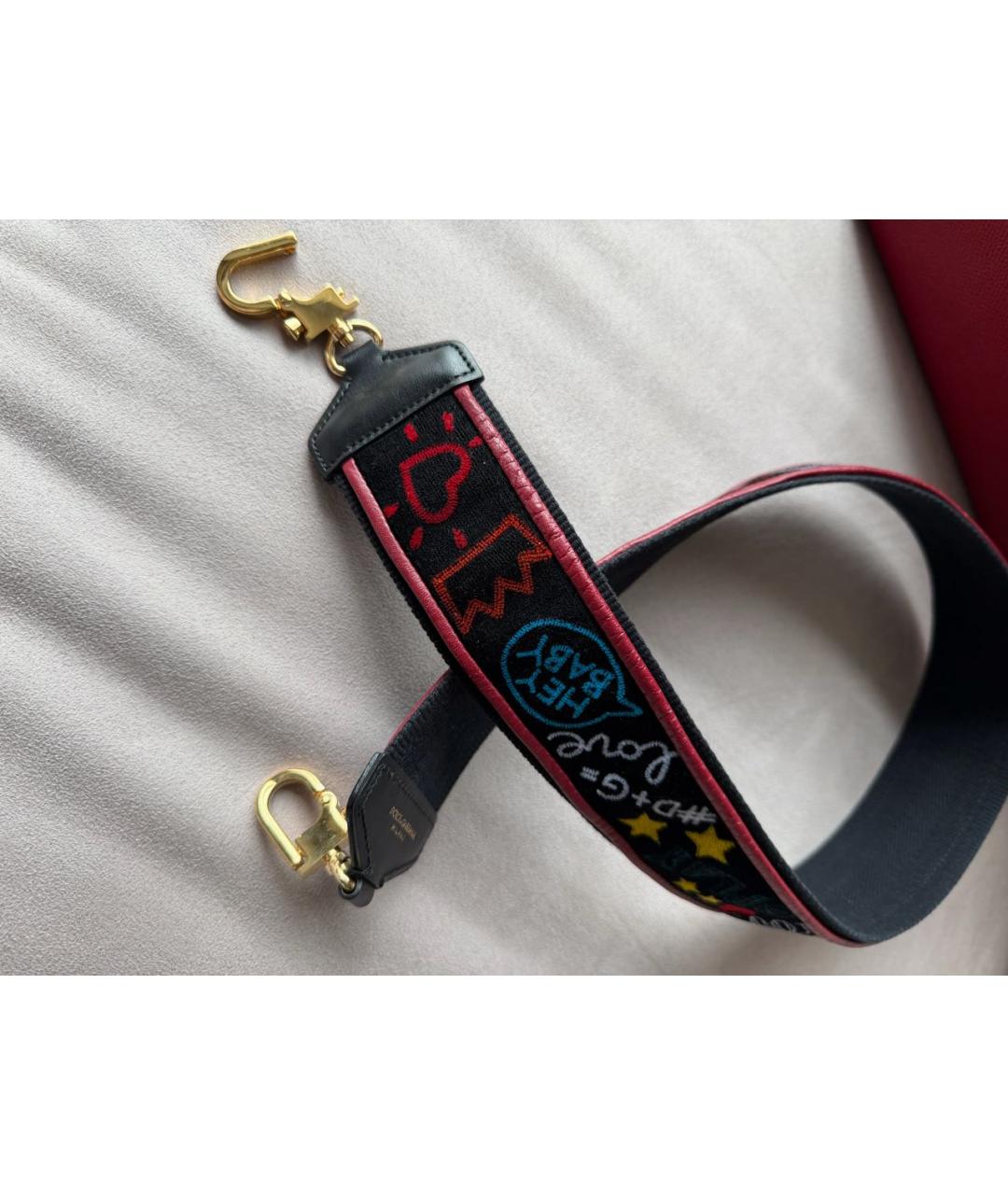 DOLCE&GABBANA Красная кожаная сумка с короткими ручками, фото 5
