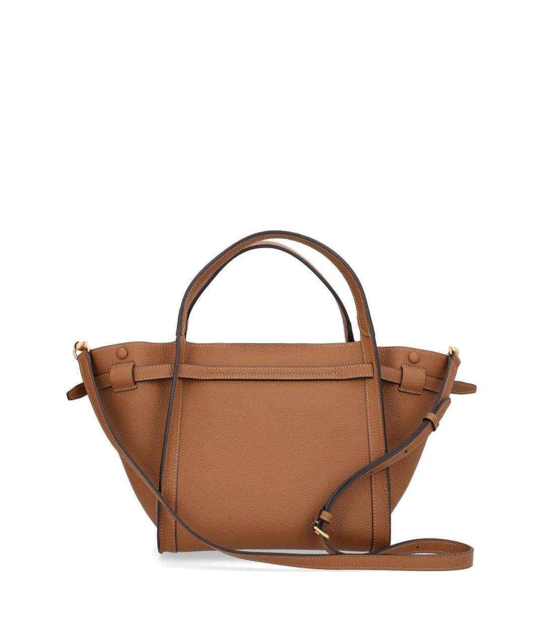 TOD'S Коричневая кожаная сумка тоут, фото 3