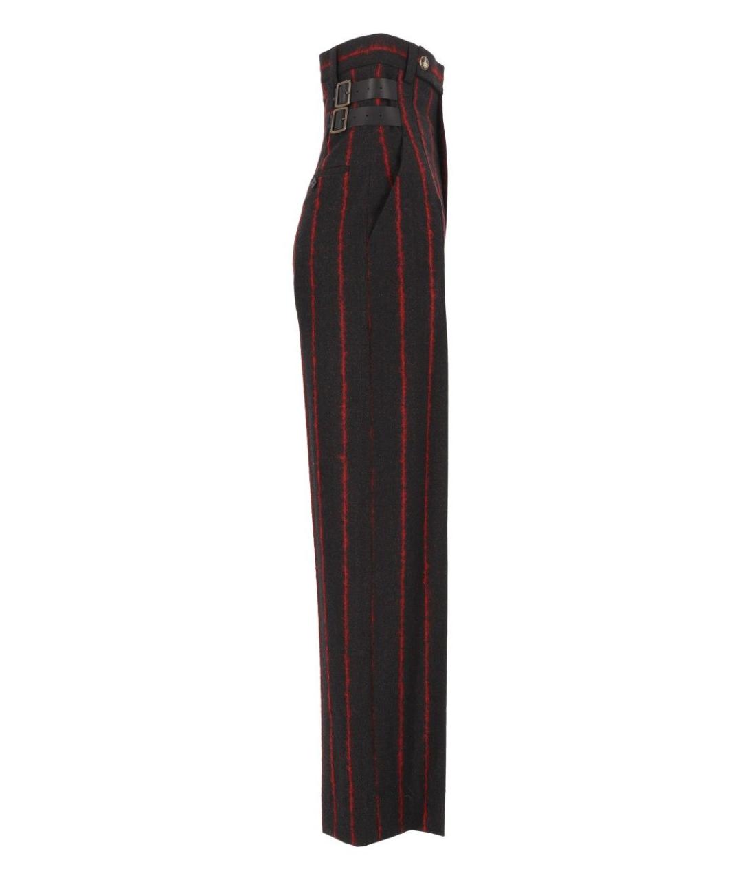 VIVIENNE WESTWOOD Мульти шерстяные прямые брюки, фото 3