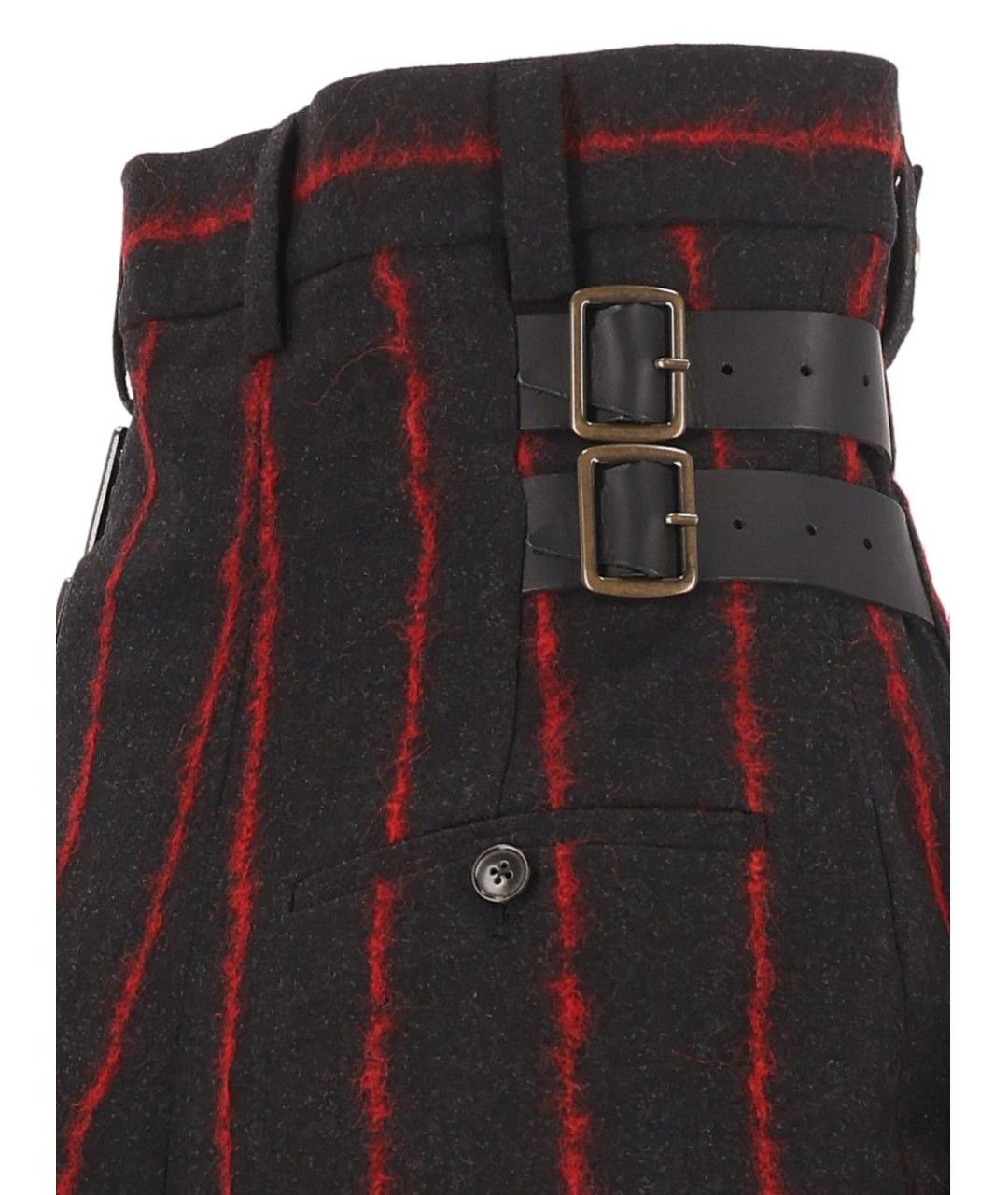 VIVIENNE WESTWOOD Мульти шерстяные прямые брюки, фото 5