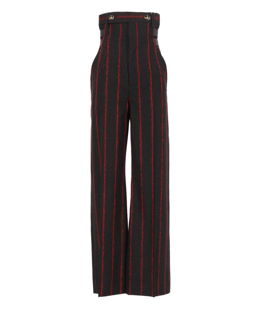 VIVIENNE WESTWOOD Мульти шерстяные прямые брюки, фото 1