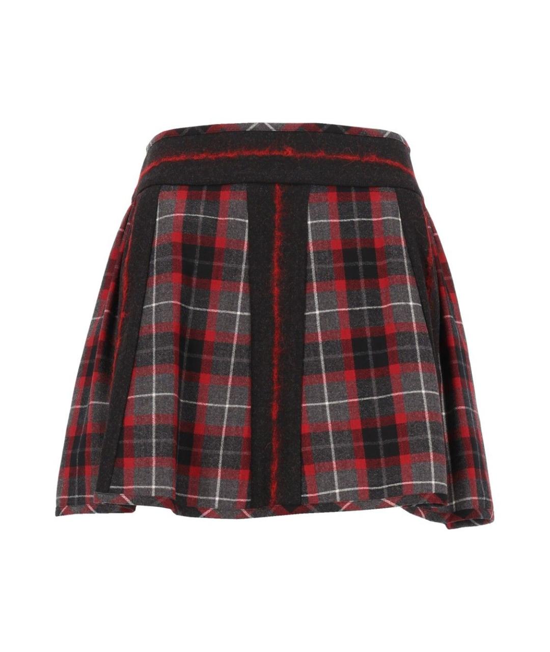 VIVIENNE WESTWOOD Мульти шерстяная юбка мини, фото 1