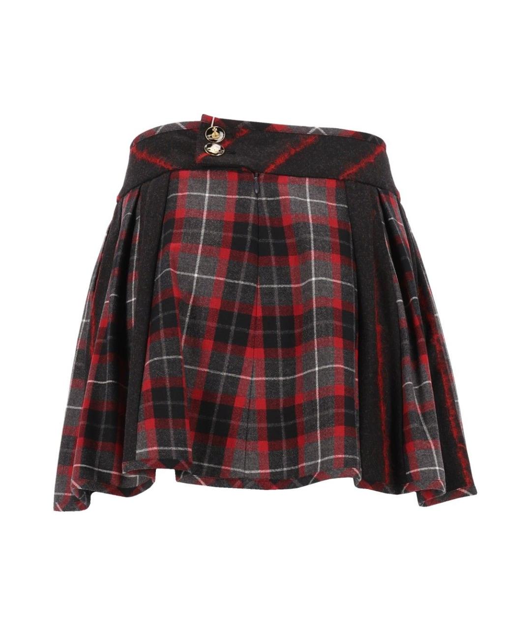 VIVIENNE WESTWOOD Мульти шерстяная юбка мини, фото 2