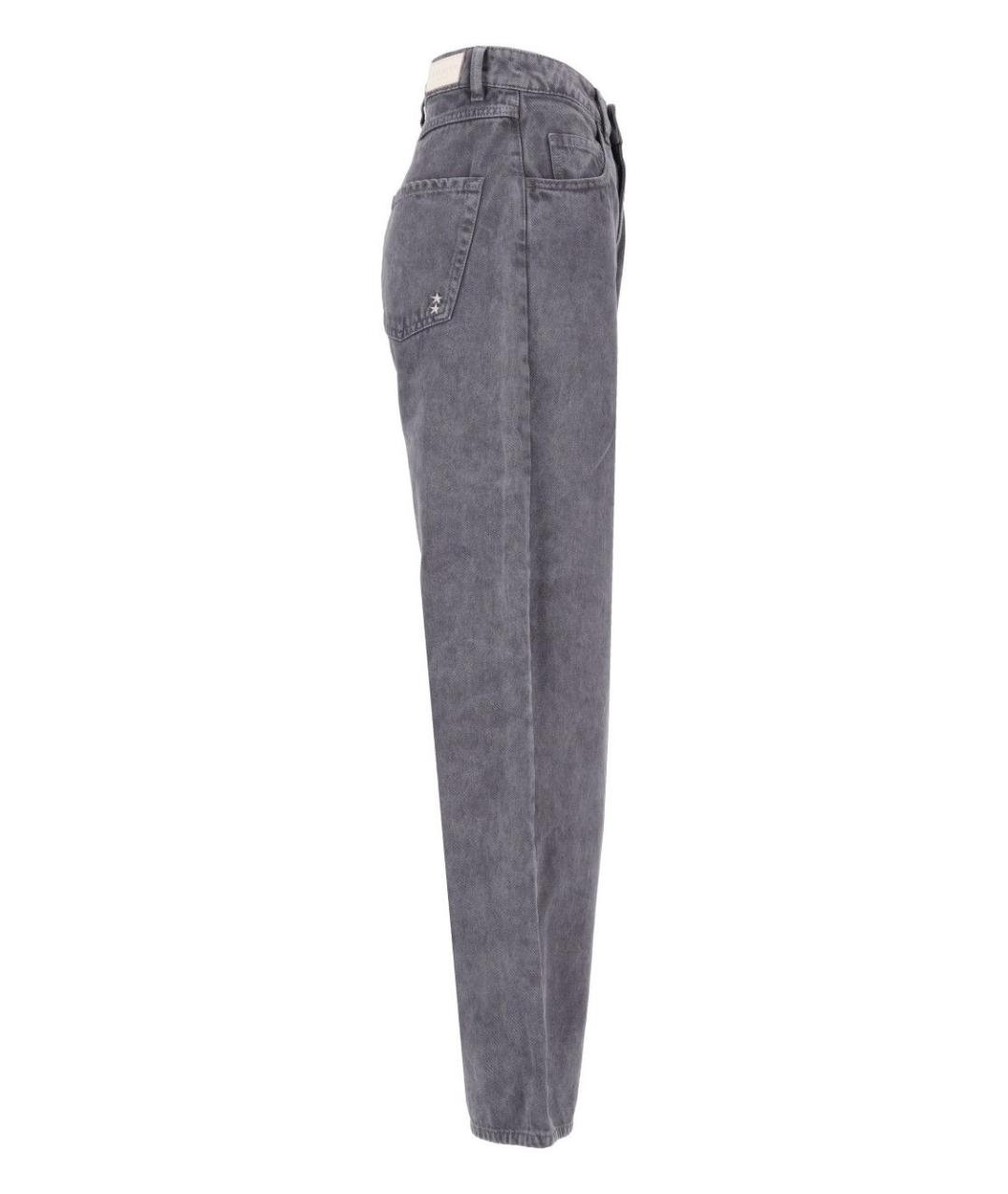ICON DENIM Черные хлопковые прямые джинсы, фото 3