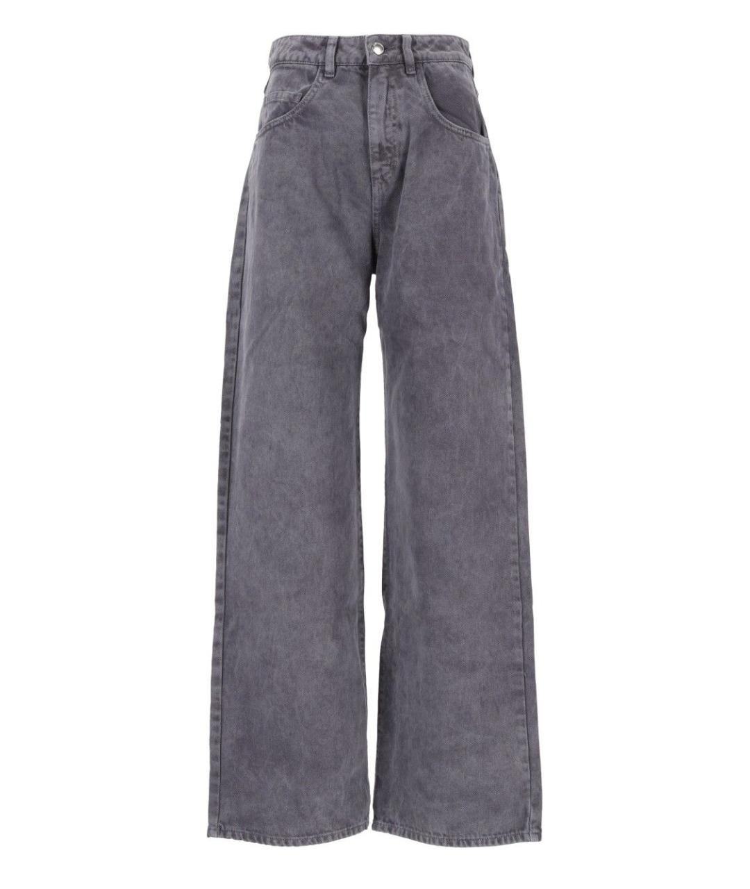 ICON DENIM Черные хлопковые прямые джинсы, фото 1