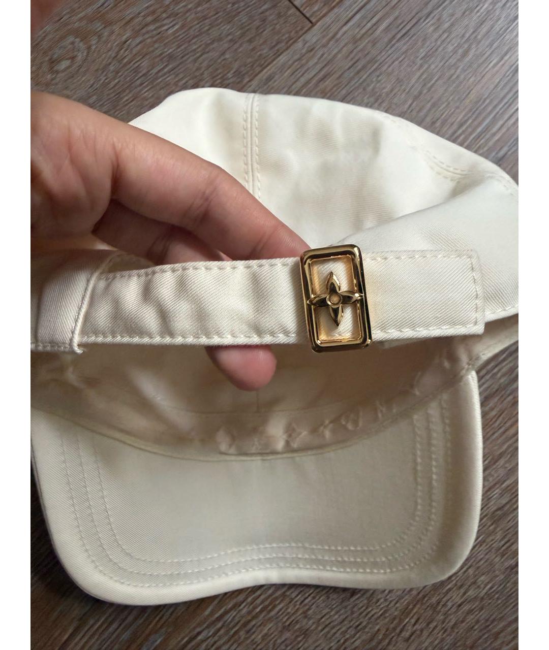 LOUIS VUITTON Белая кепка, фото 3