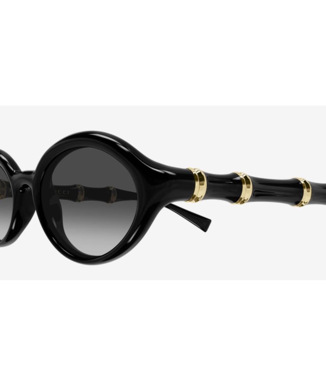 GUCCI Черные пластиковые солнцезащитные очки, фото 2