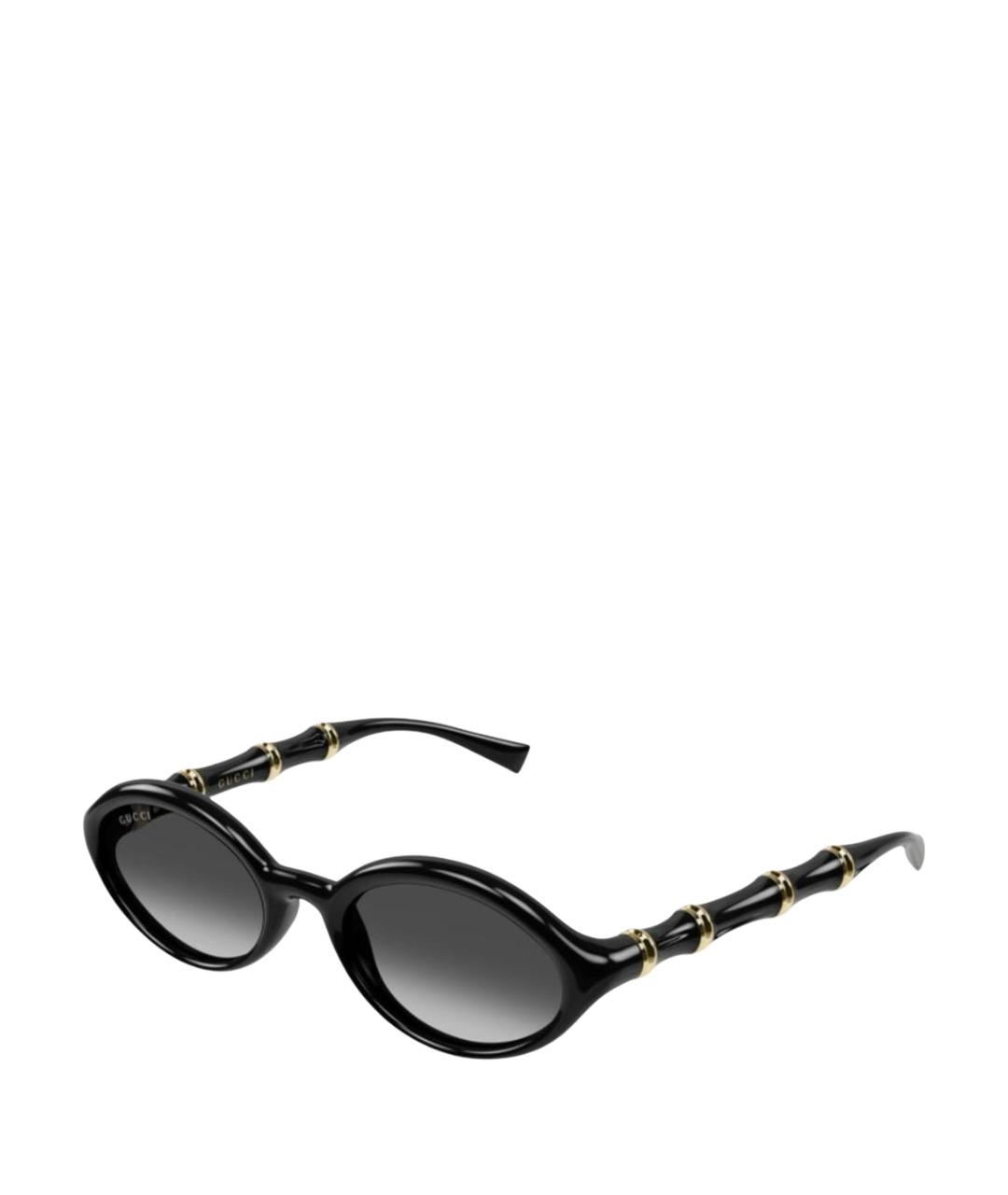 GUCCI Черные пластиковые солнцезащитные очки, фото 1