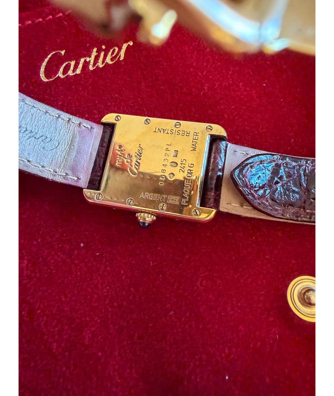 CARTIER Золотые часы, фото 2