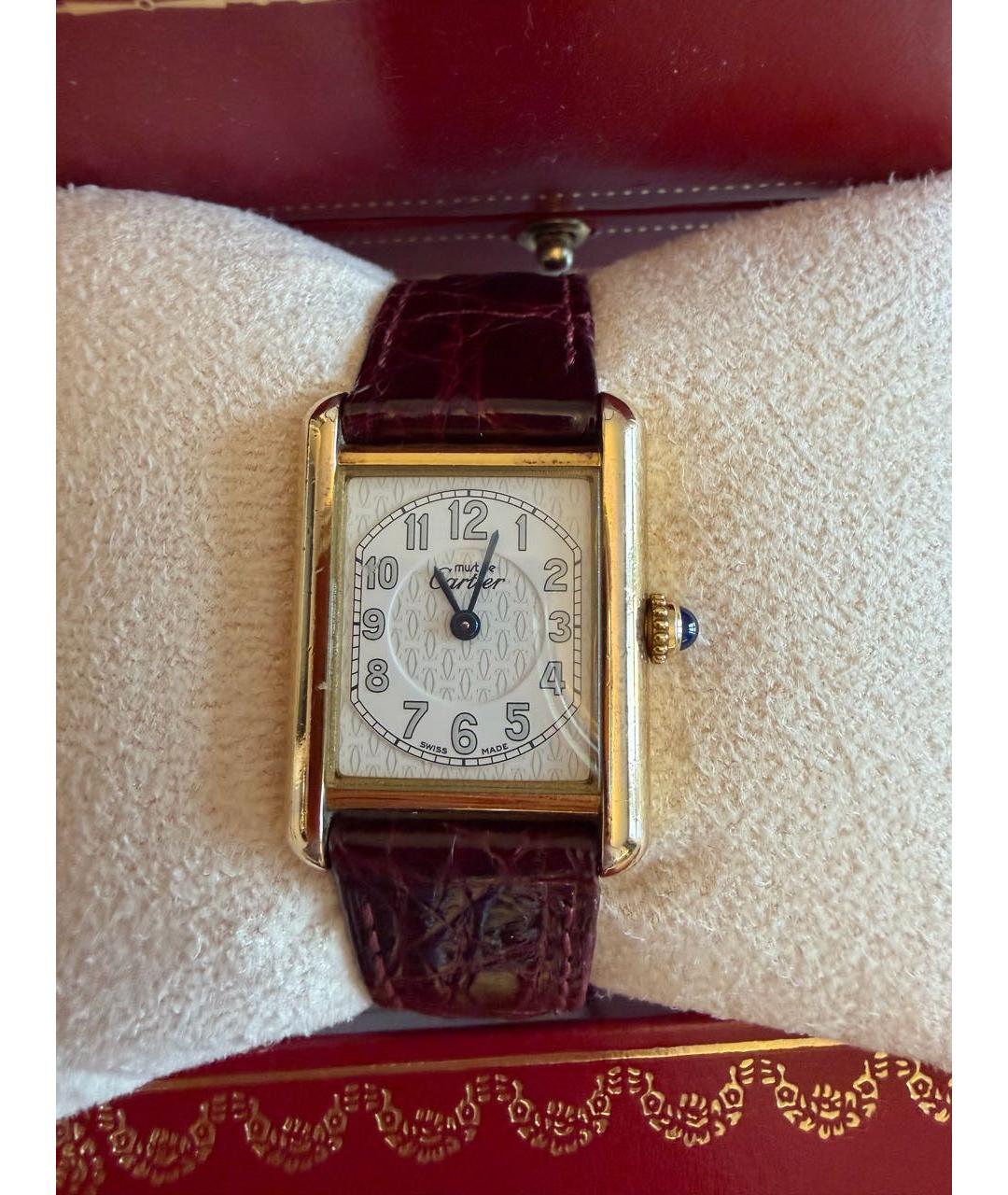 CARTIER Золотые часы, фото 9