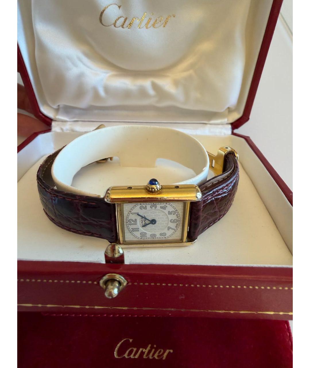 CARTIER Золотые часы, фото 5