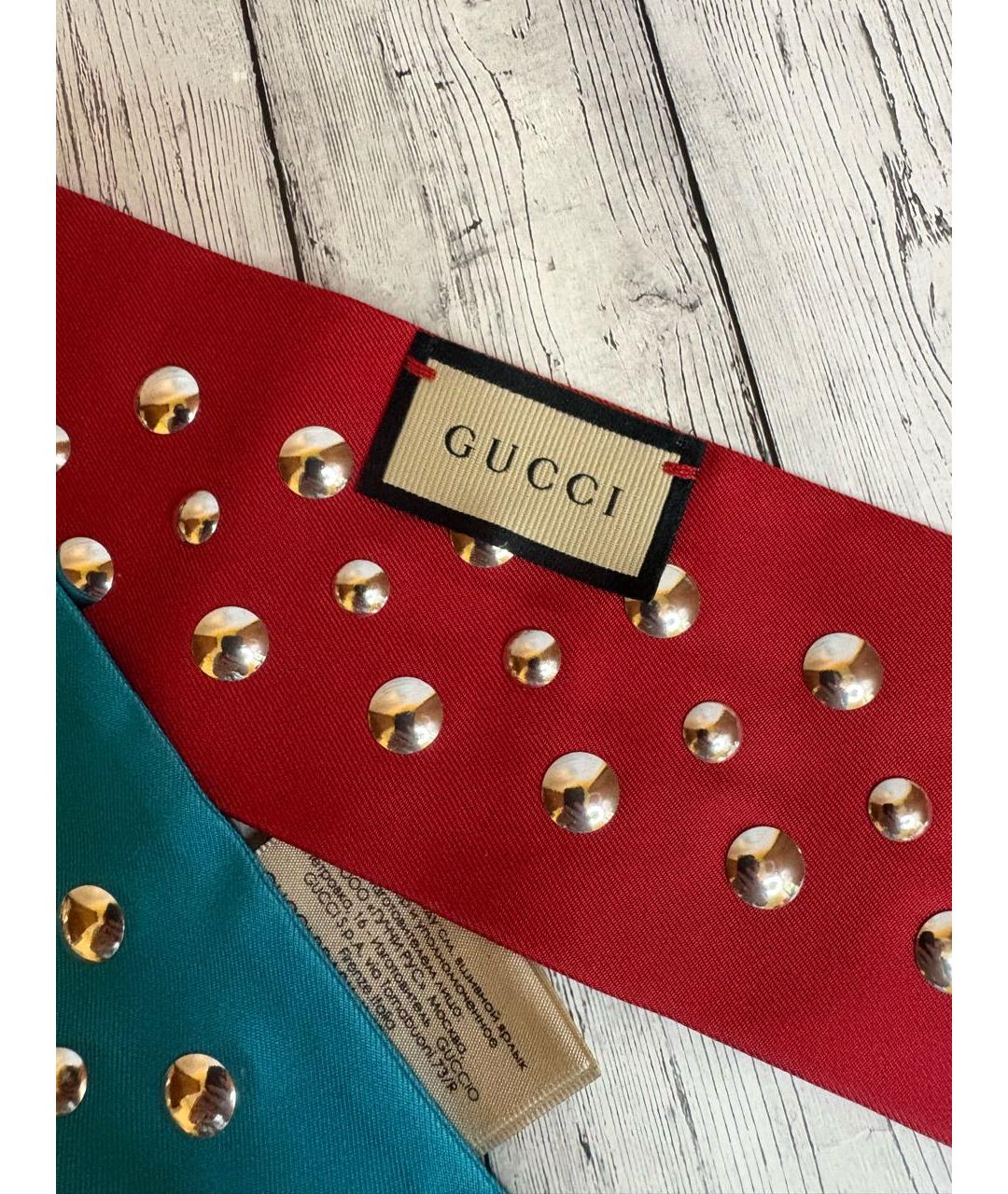 GUCCI Мульти шелковый платок, фото 3