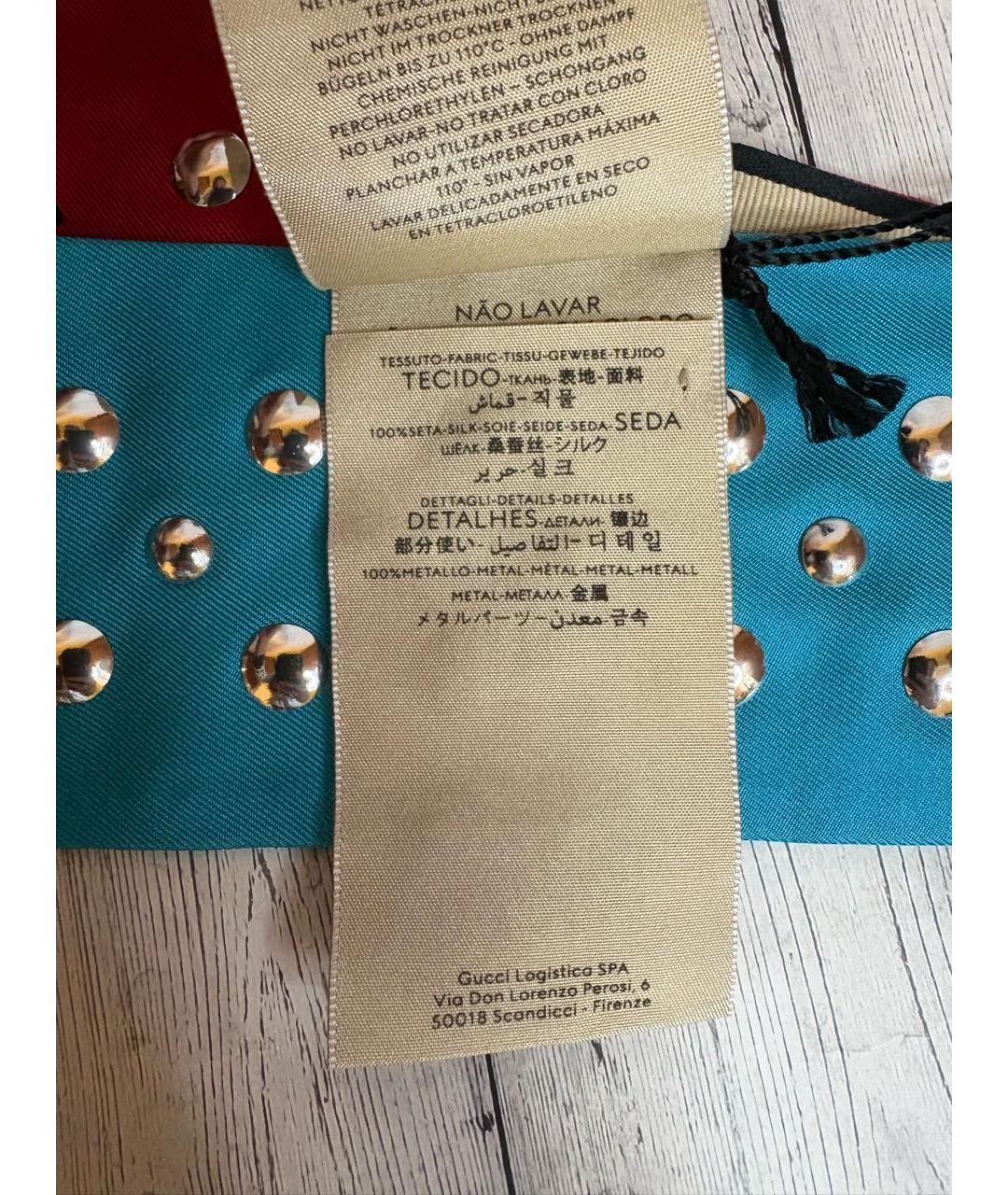 GUCCI Мульти шелковый платок, фото 4