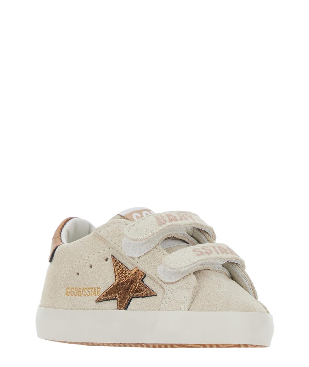 GOLDEN GOOSE Бежевые замшевые кеды, фото 2