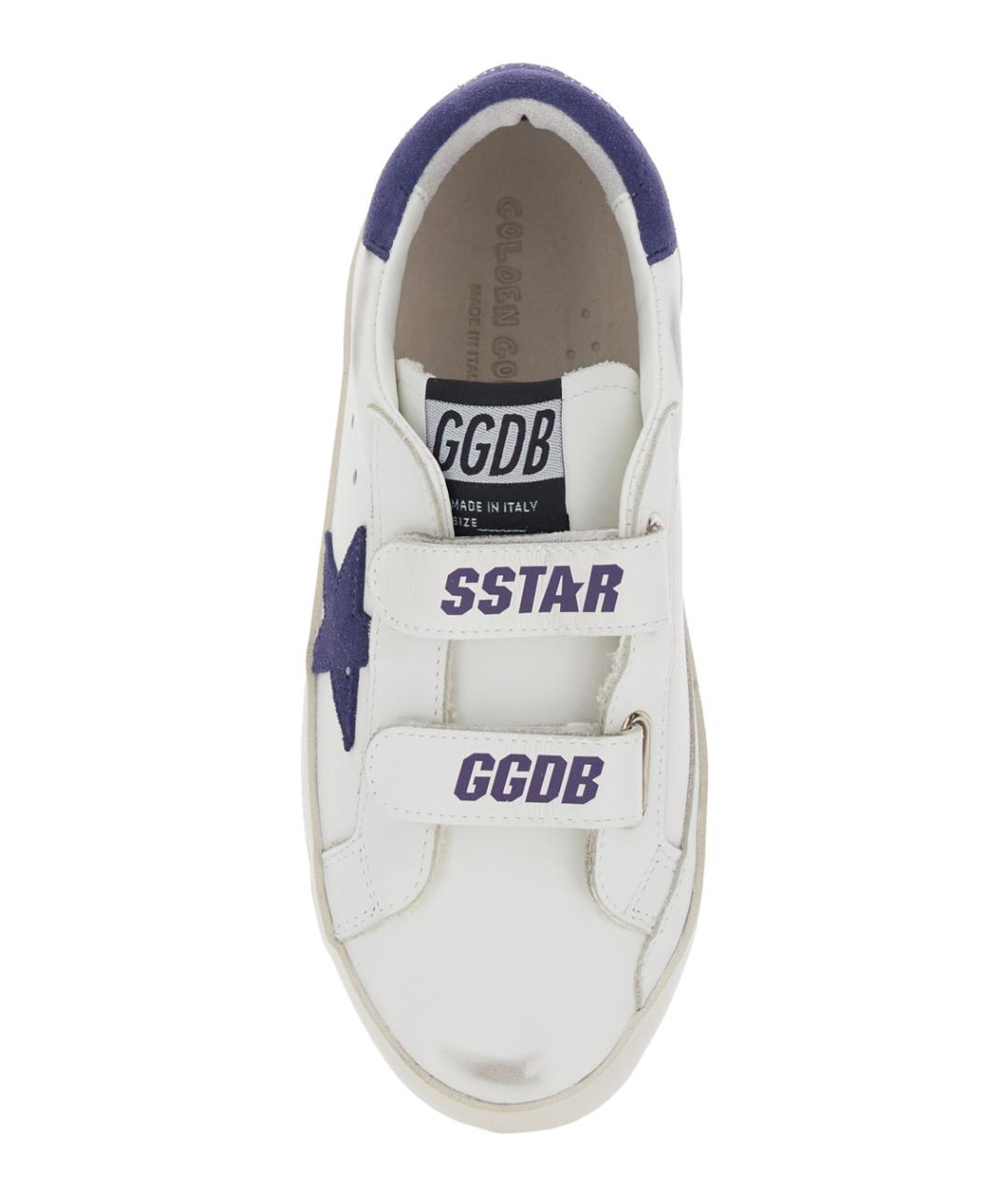 GOLDEN GOOSE Белые кожаные кеды, фото 4