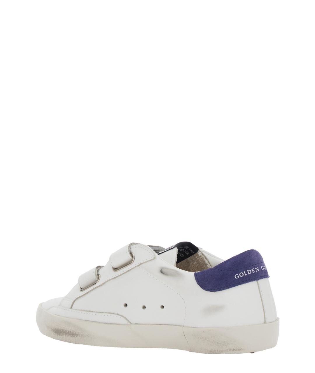 GOLDEN GOOSE Белые кожаные кеды, фото 3