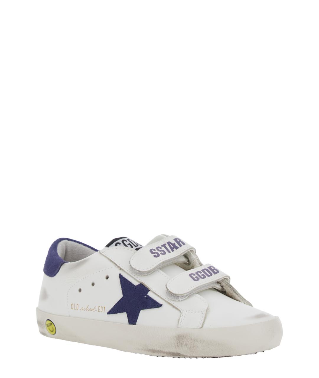 GOLDEN GOOSE Белые кожаные кеды, фото 2
