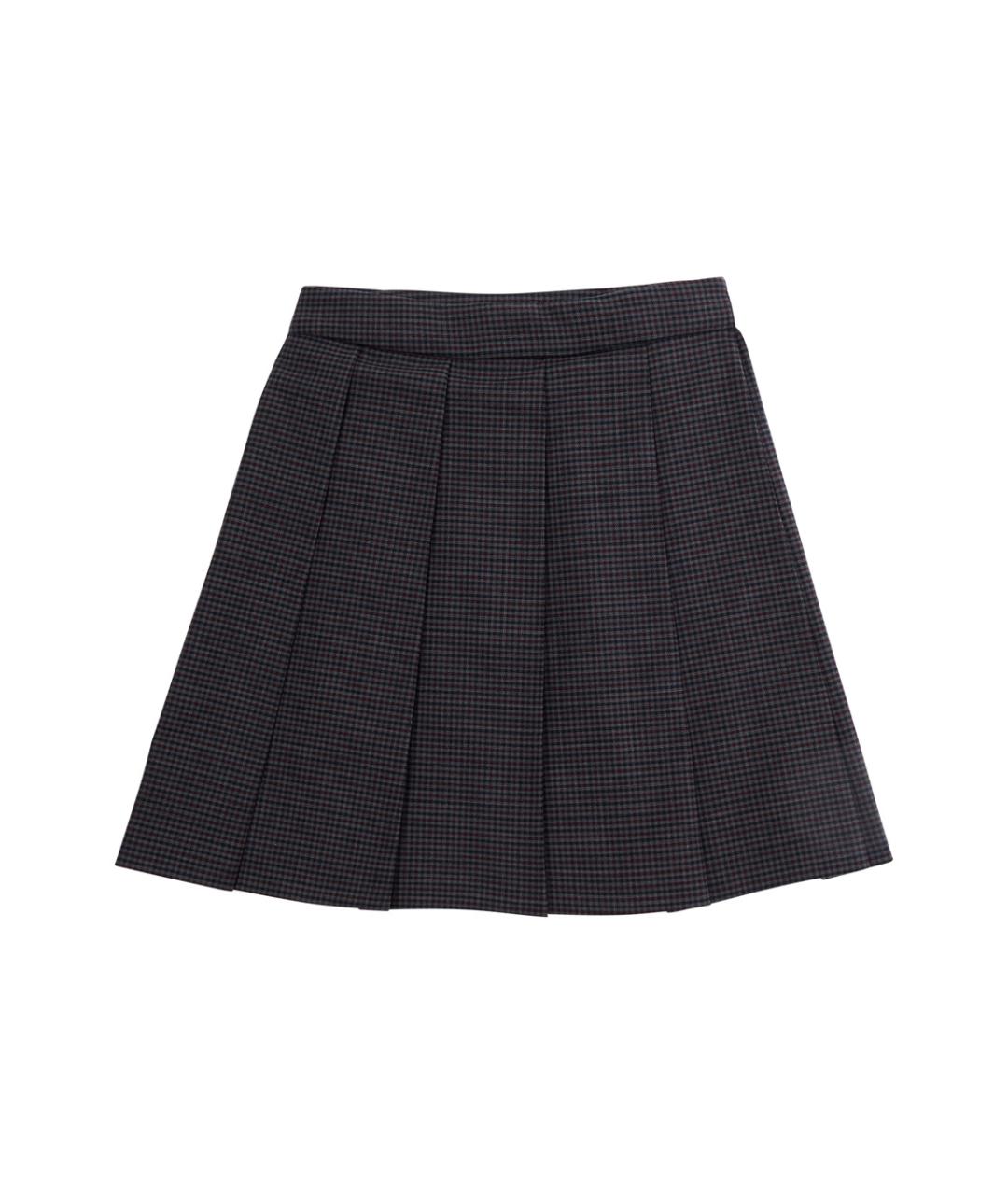 EMPORIO ARMANI Синяя полиэстеровая юбка, фото 2