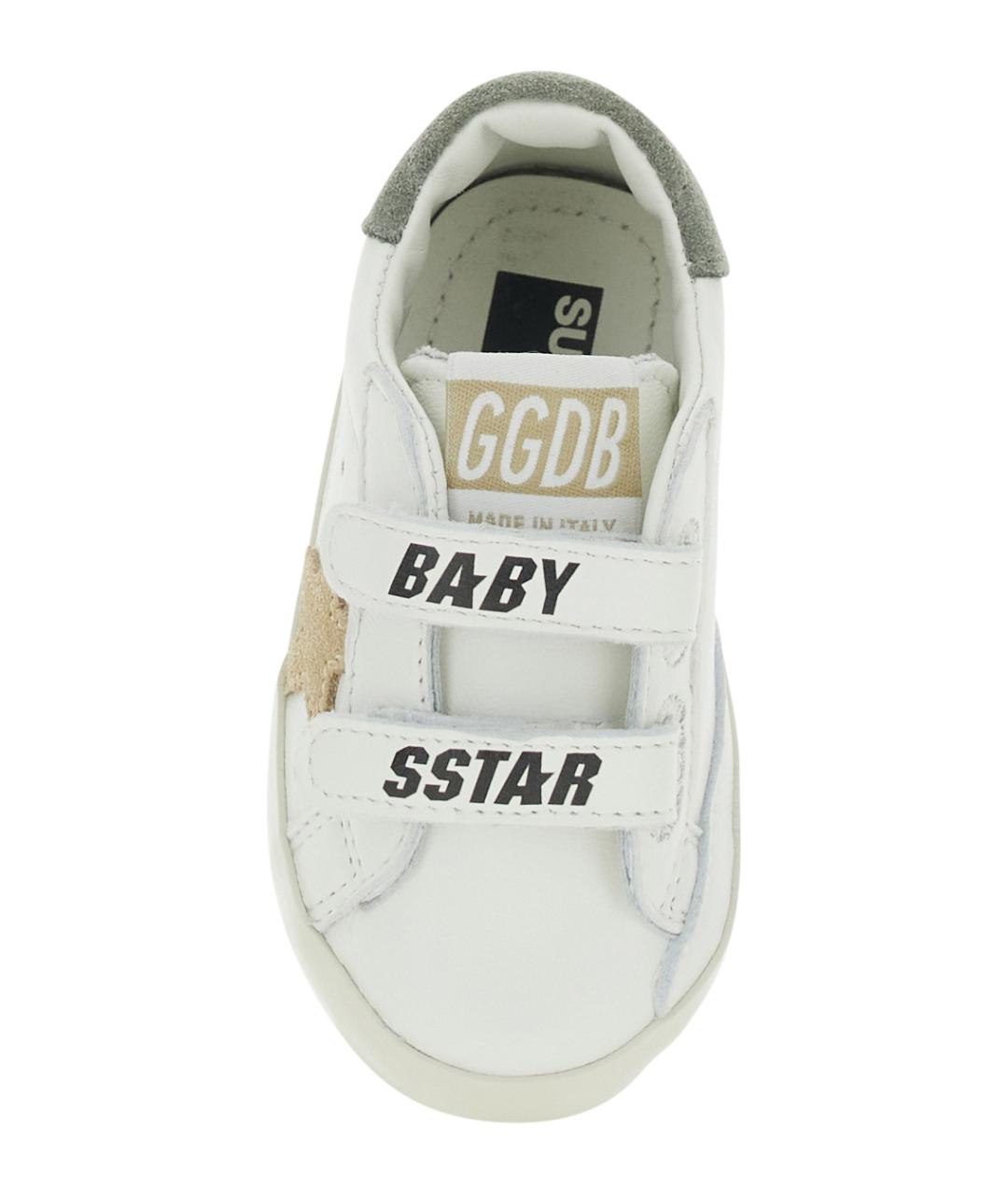 GOLDEN GOOSE Белые кожаные кеды, фото 4