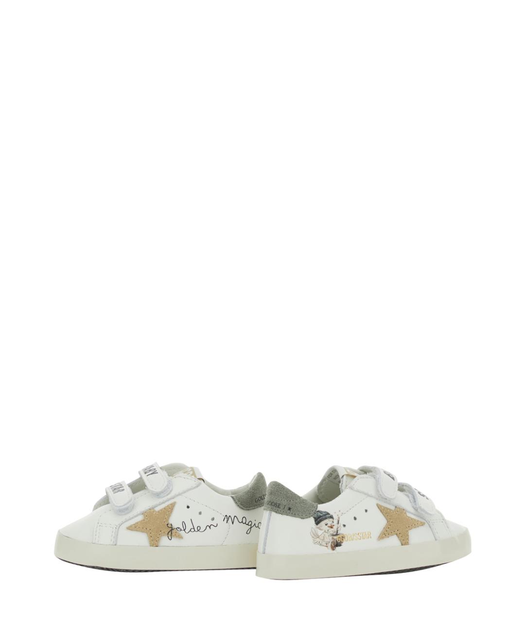 GOLDEN GOOSE Белые кожаные кеды, фото 5