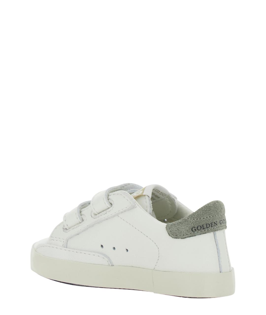 GOLDEN GOOSE Белые кожаные кеды, фото 3