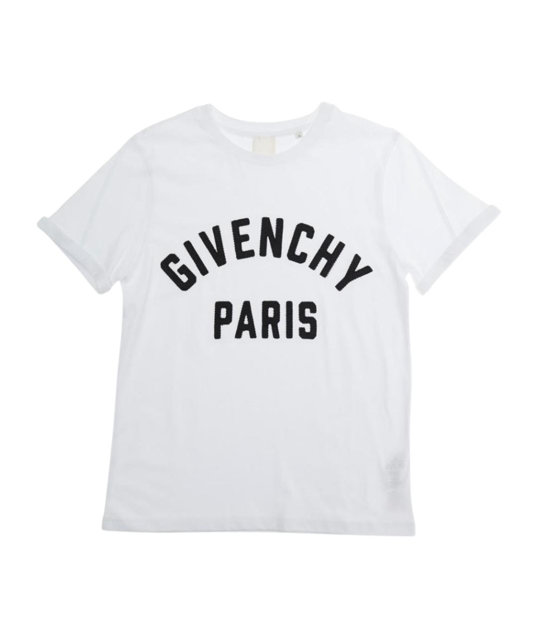 GIVENCHY Белая хлопковая детская футболка, фото 1