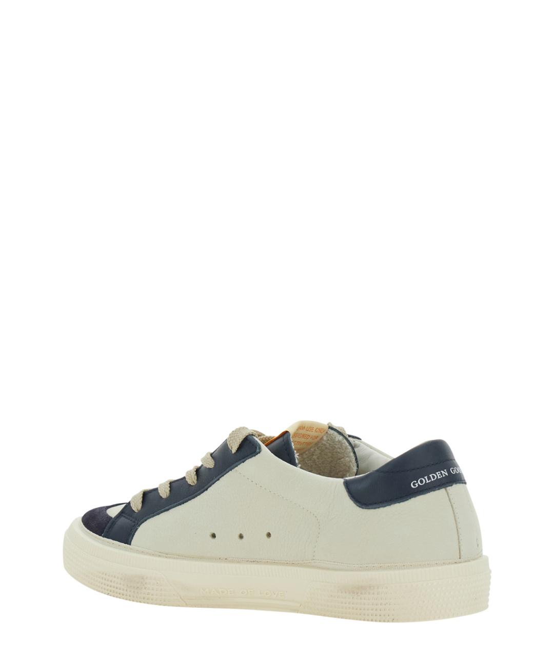 GOLDEN GOOSE Бежевые кожаные кеды, фото 3