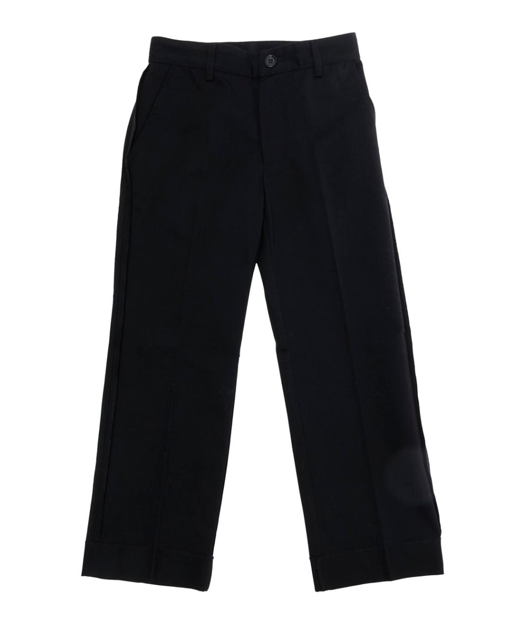 MM6 MAISON MARGIELA Черные полиэстеровые брюки и шорты, фото 1