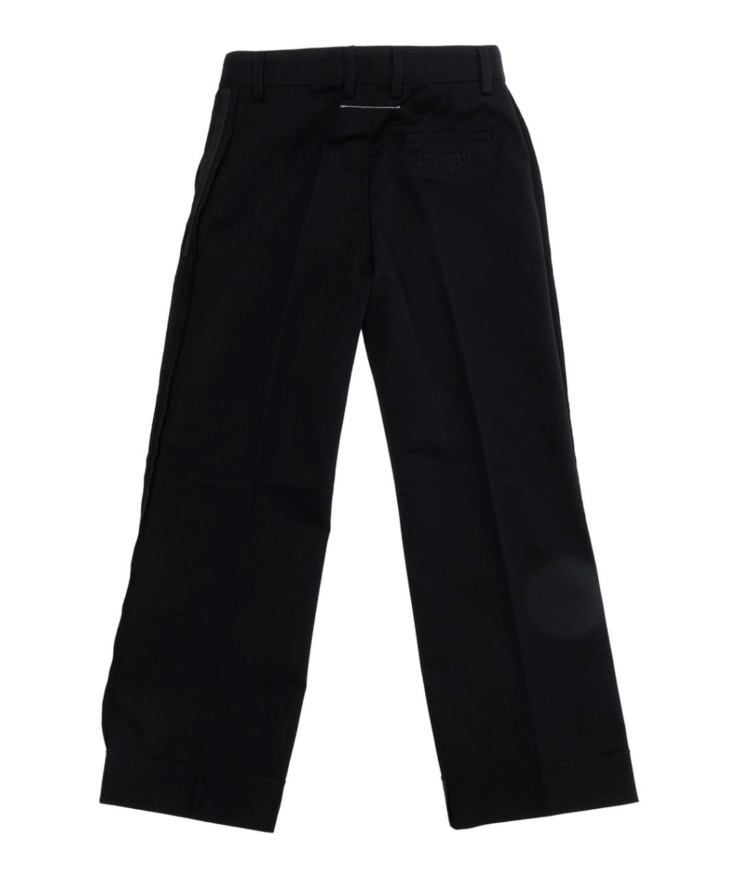 MM6 MAISON MARGIELA Черные полиэстеровые брюки и шорты, фото 2