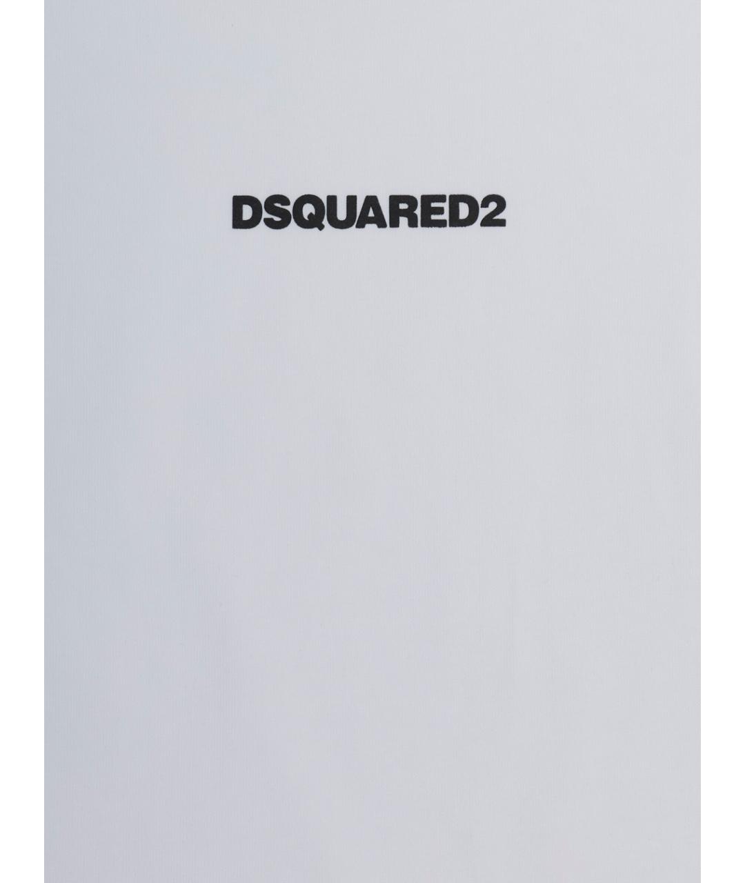 DSQUARED2 Белая хлопковая детская футболка, фото 3