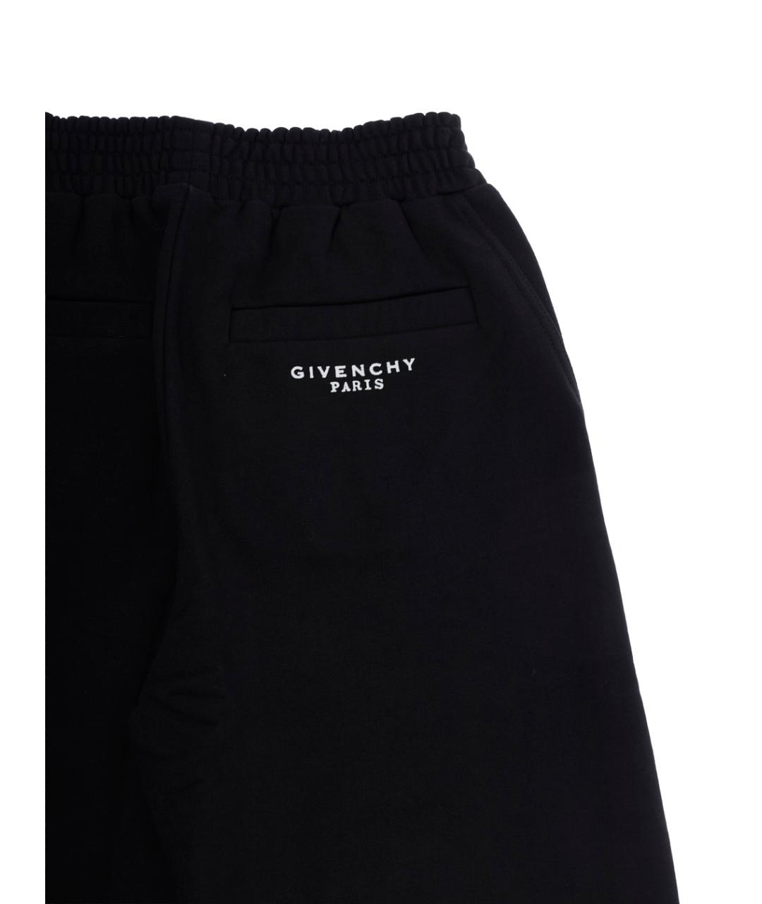 GIVENCHY Черные хлопковые брюки и шорты, фото 3