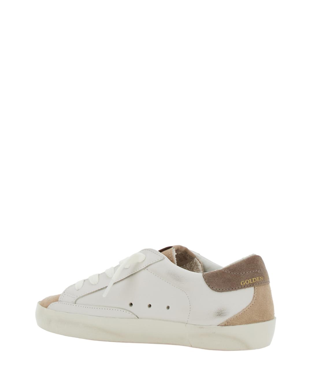 GOLDEN GOOSE Белые кожаные кеды, фото 3
