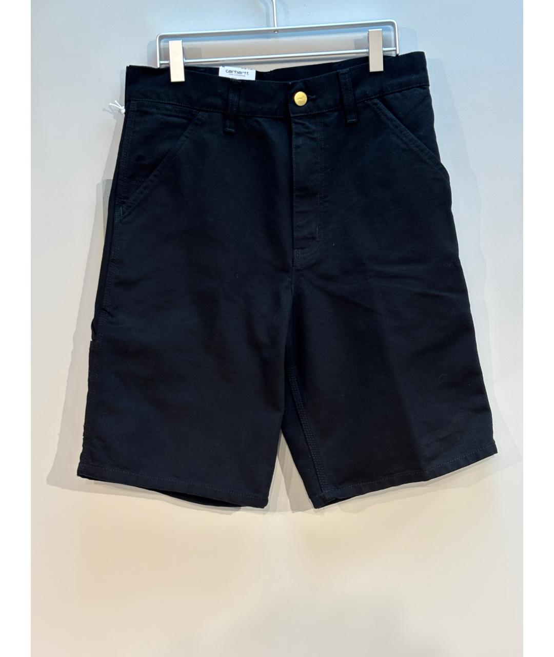 CARHARTT WIP Черные хлопковые шорты, фото 6