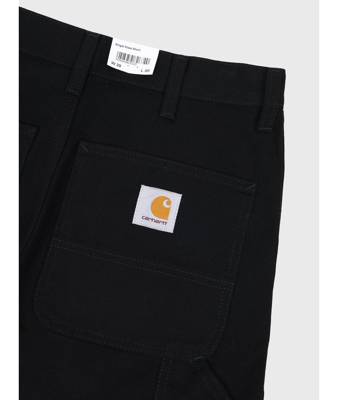 CARHARTT WIP Черные хлопковые шорты, фото 4
