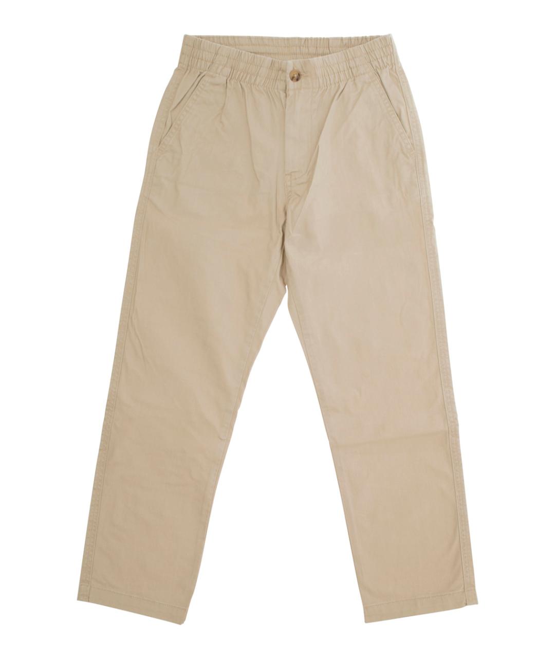 POLO RALPH LAUREN Бежевые хлопковые брюки и шорты, фото 1