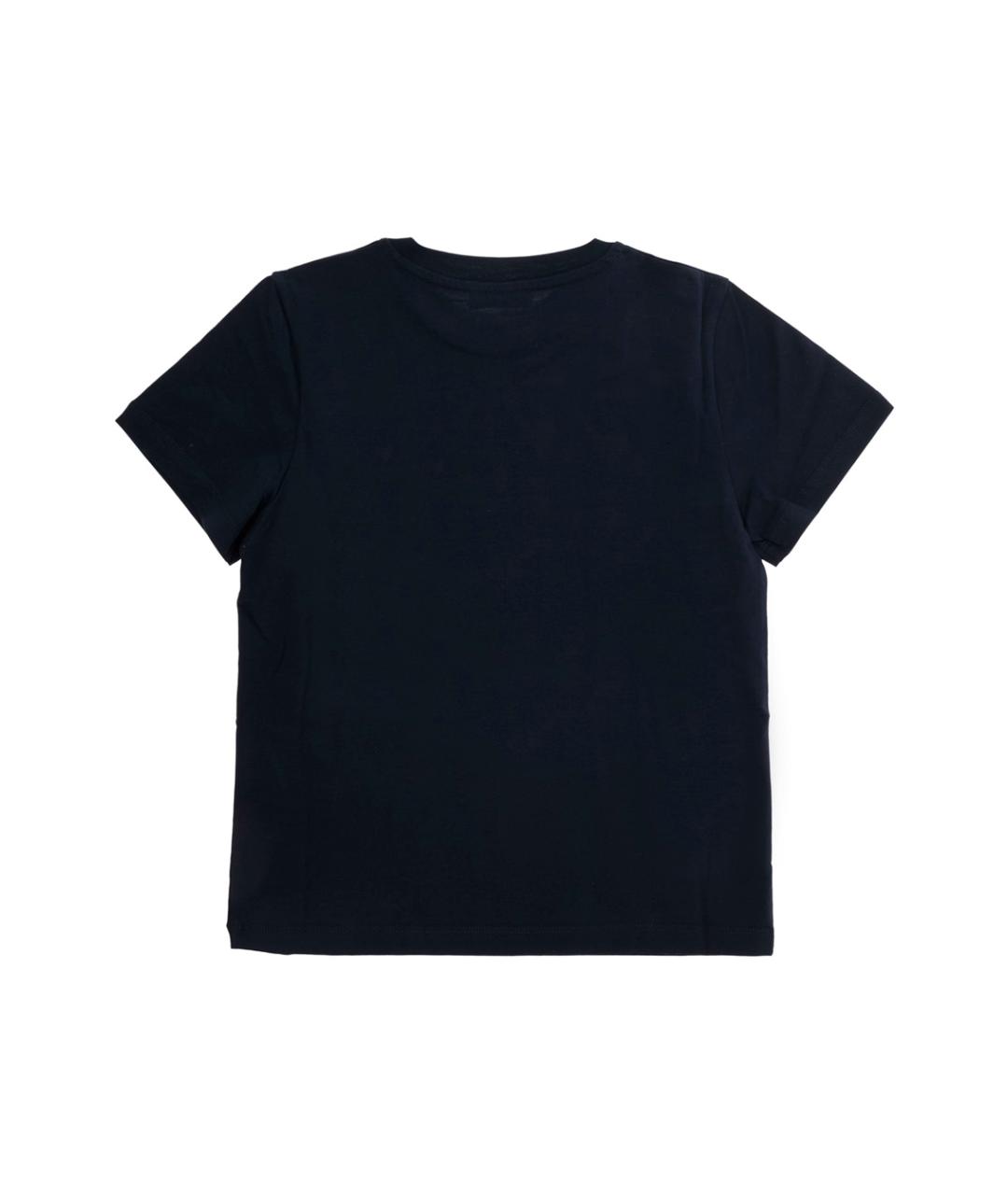 MONCLER KIDS Мульти хлопковая детская футболка, фото 2