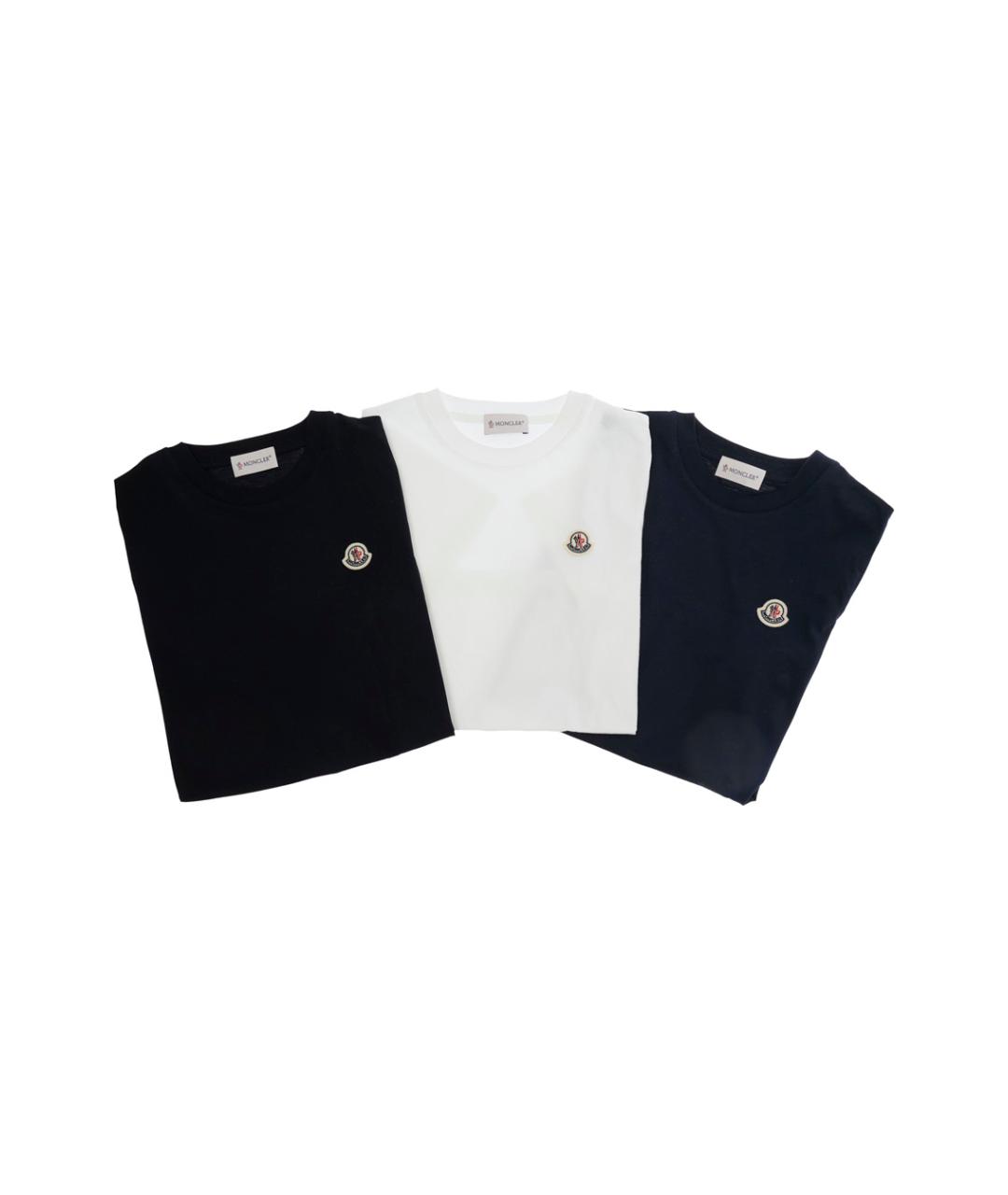 MONCLER KIDS Мульти хлопковая детская футболка, фото 1