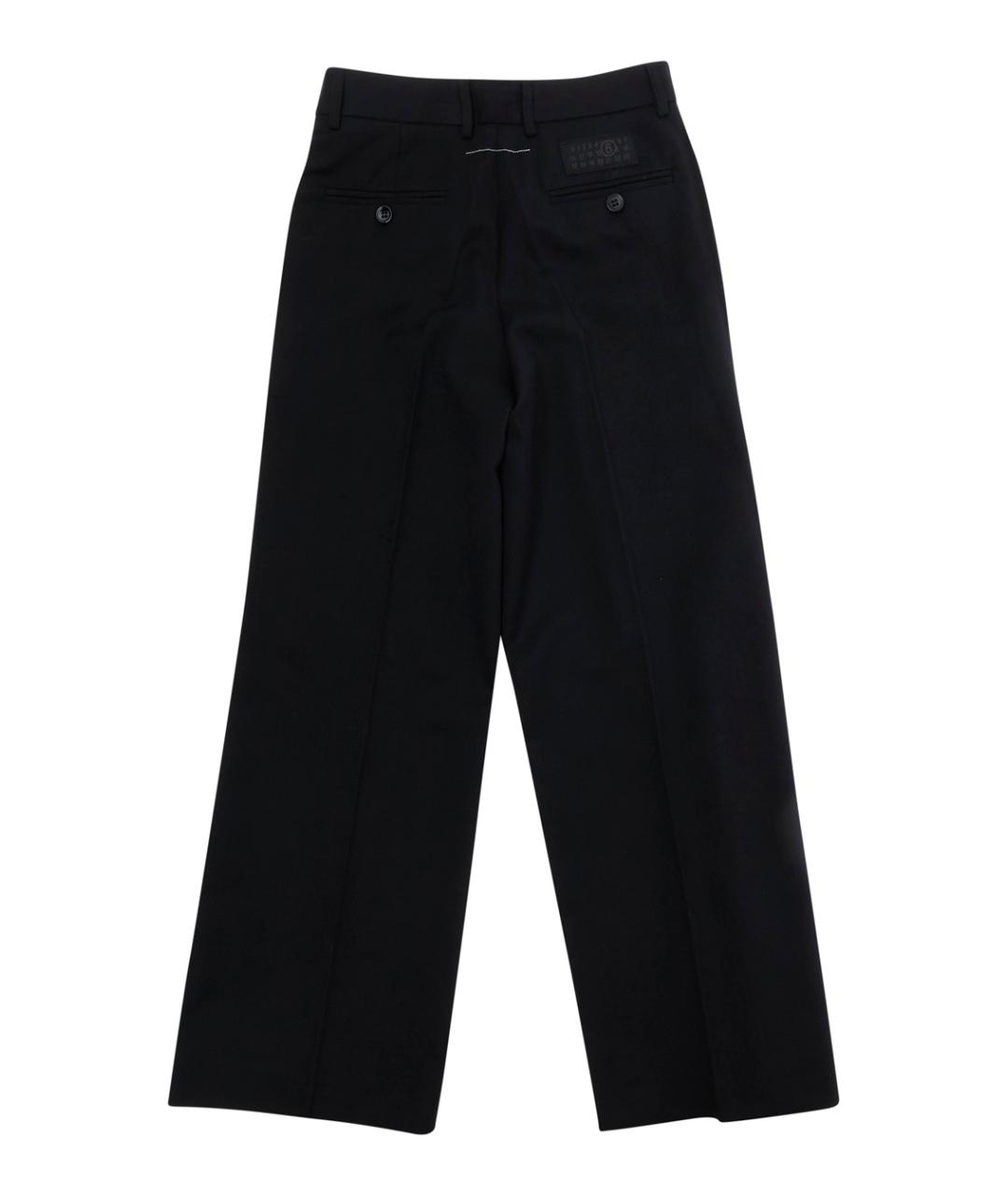 MM6 MAISON MARGIELA Черные шерстяные брюки и шорты, фото 2