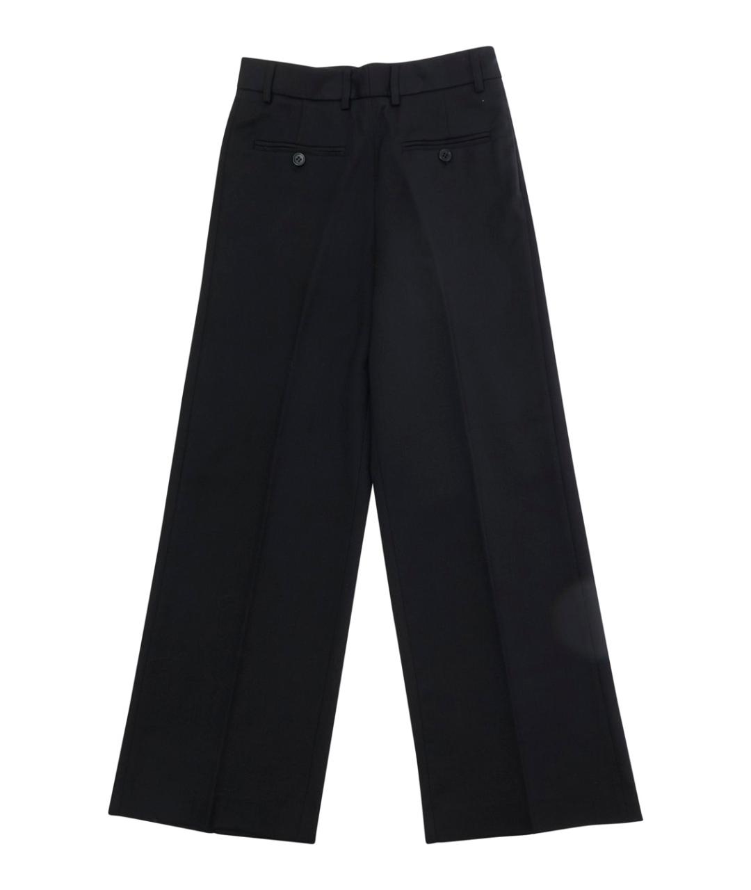 MM6 MAISON MARGIELA Черные шерстяные брюки и шорты, фото 1