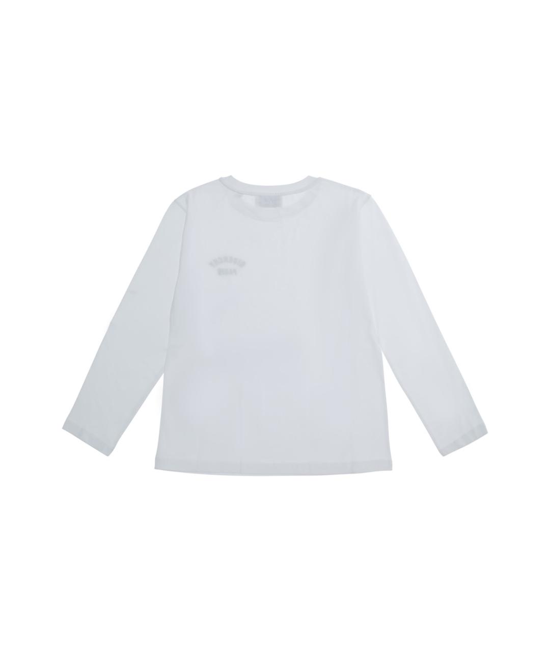 GIVENCHY Белая хлопковая детская футболка, фото 2