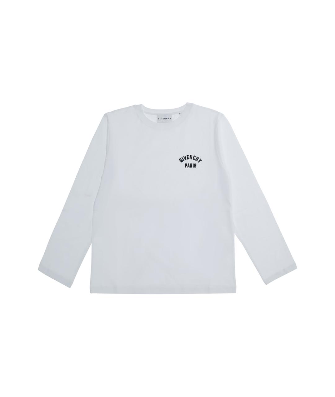 GIVENCHY Белая хлопковая детская футболка, фото 1
