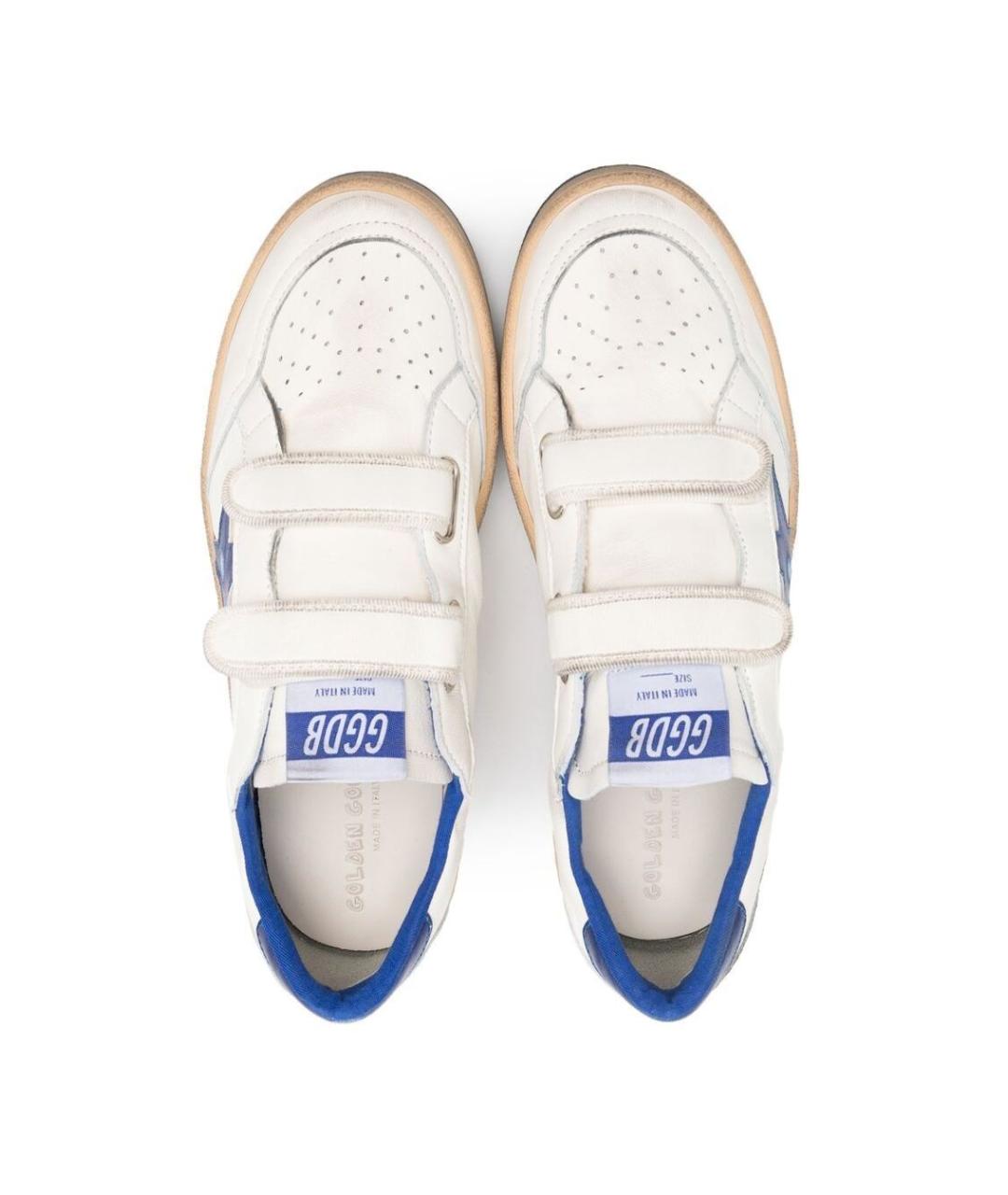 GOLDEN GOOSE Белые кожаные кеды, фото 5