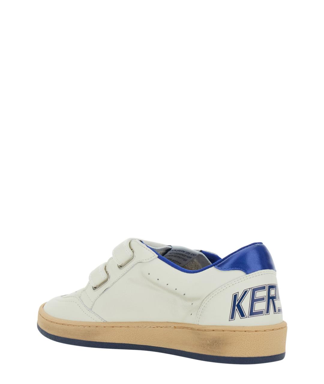 GOLDEN GOOSE Белые кожаные кеды, фото 6