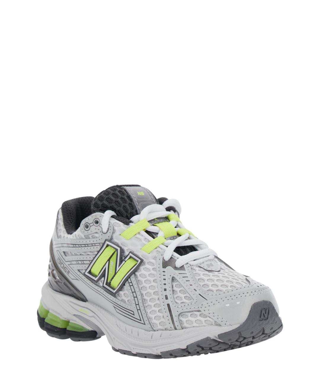 NEW BALANCE Серые синтетические кеды, фото 2