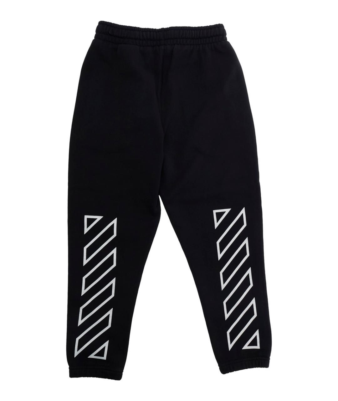 OFF-WHITE Черные хлопковые брюки и шорты, фото 2