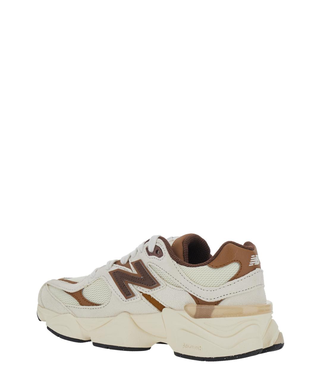 NEW BALANCE Бежевые кожаные кеды, фото 3