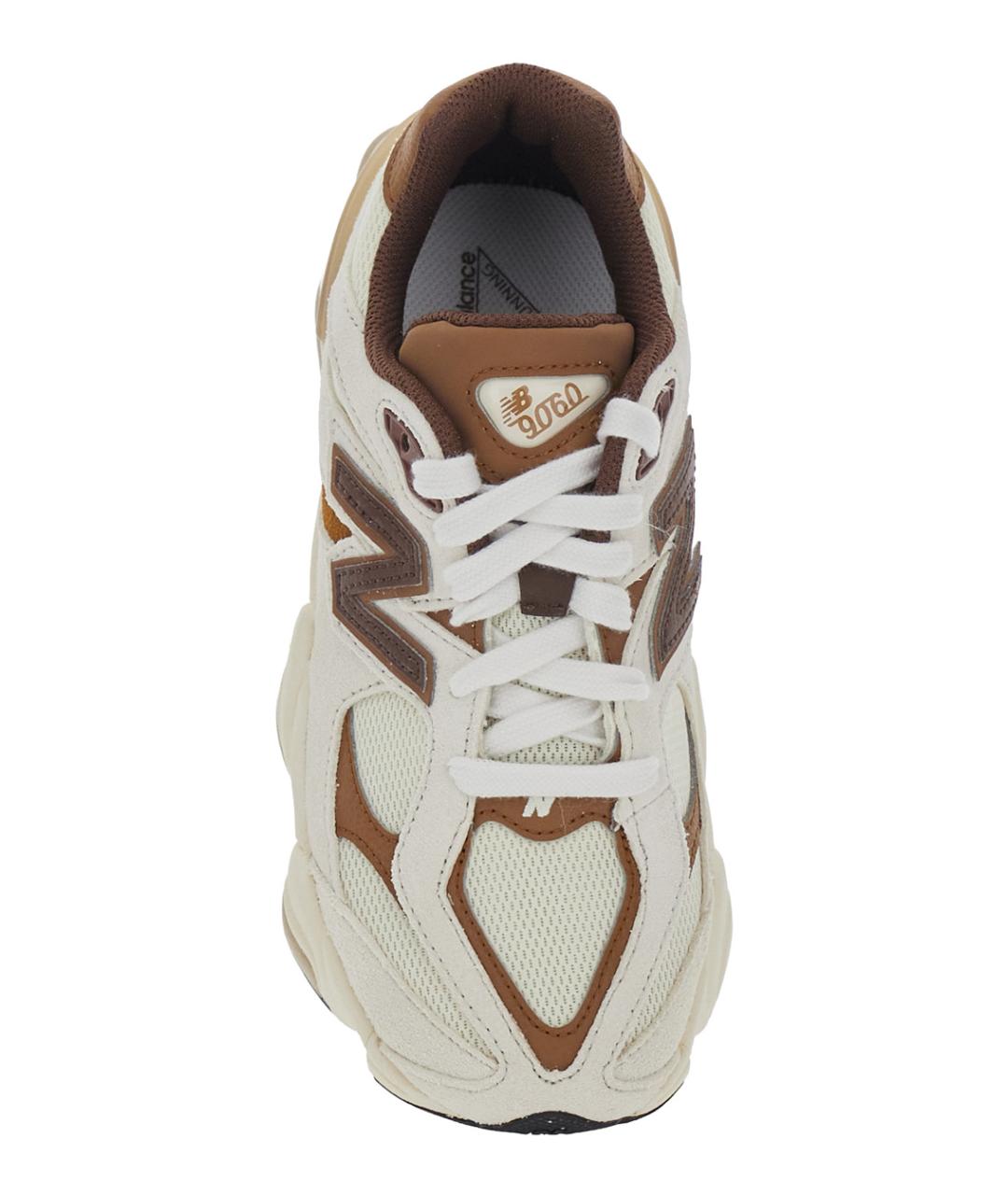 NEW BALANCE Бежевые кожаные кеды, фото 4