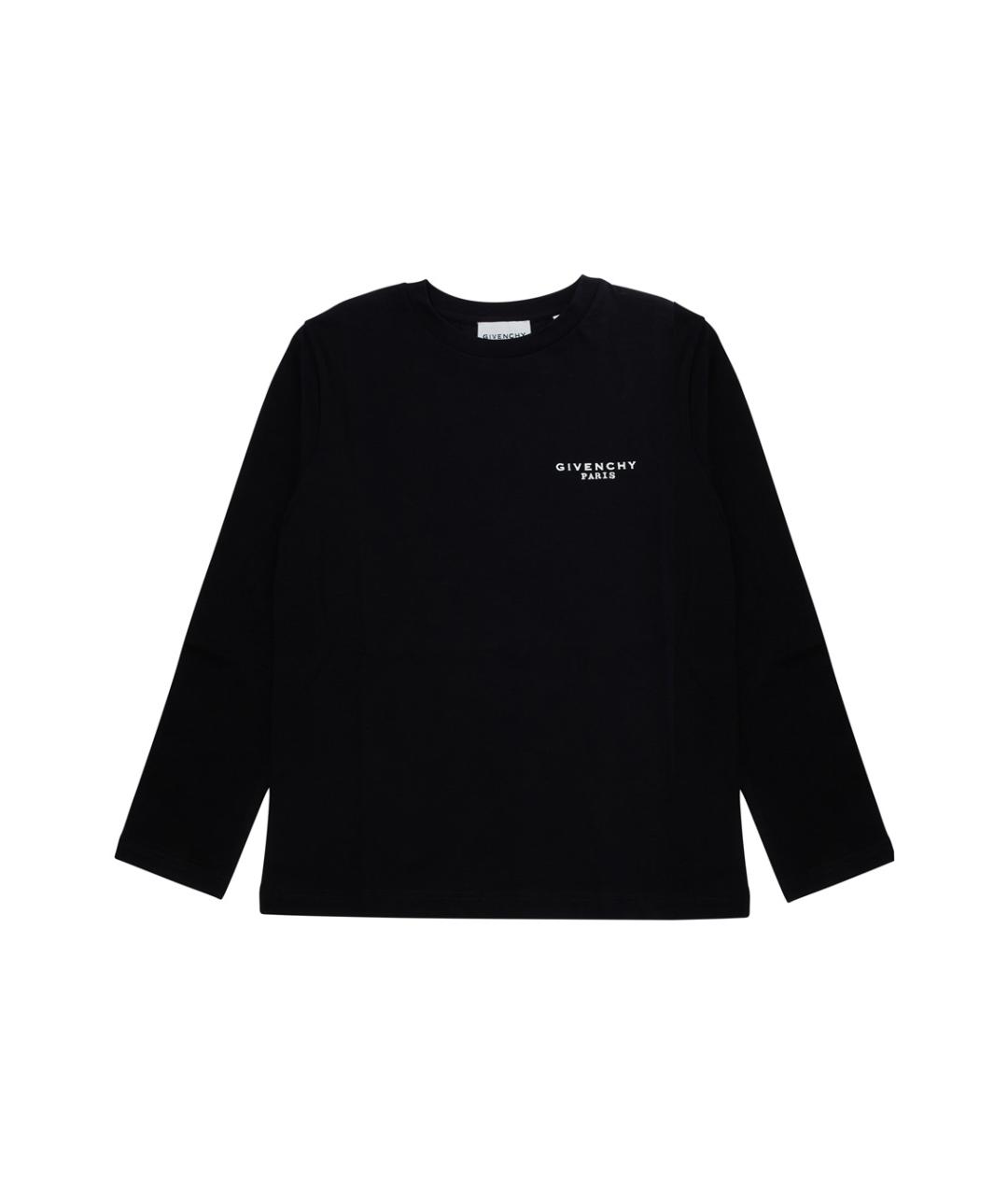 GIVENCHY Черная хлопковая детская футболка, фото 1