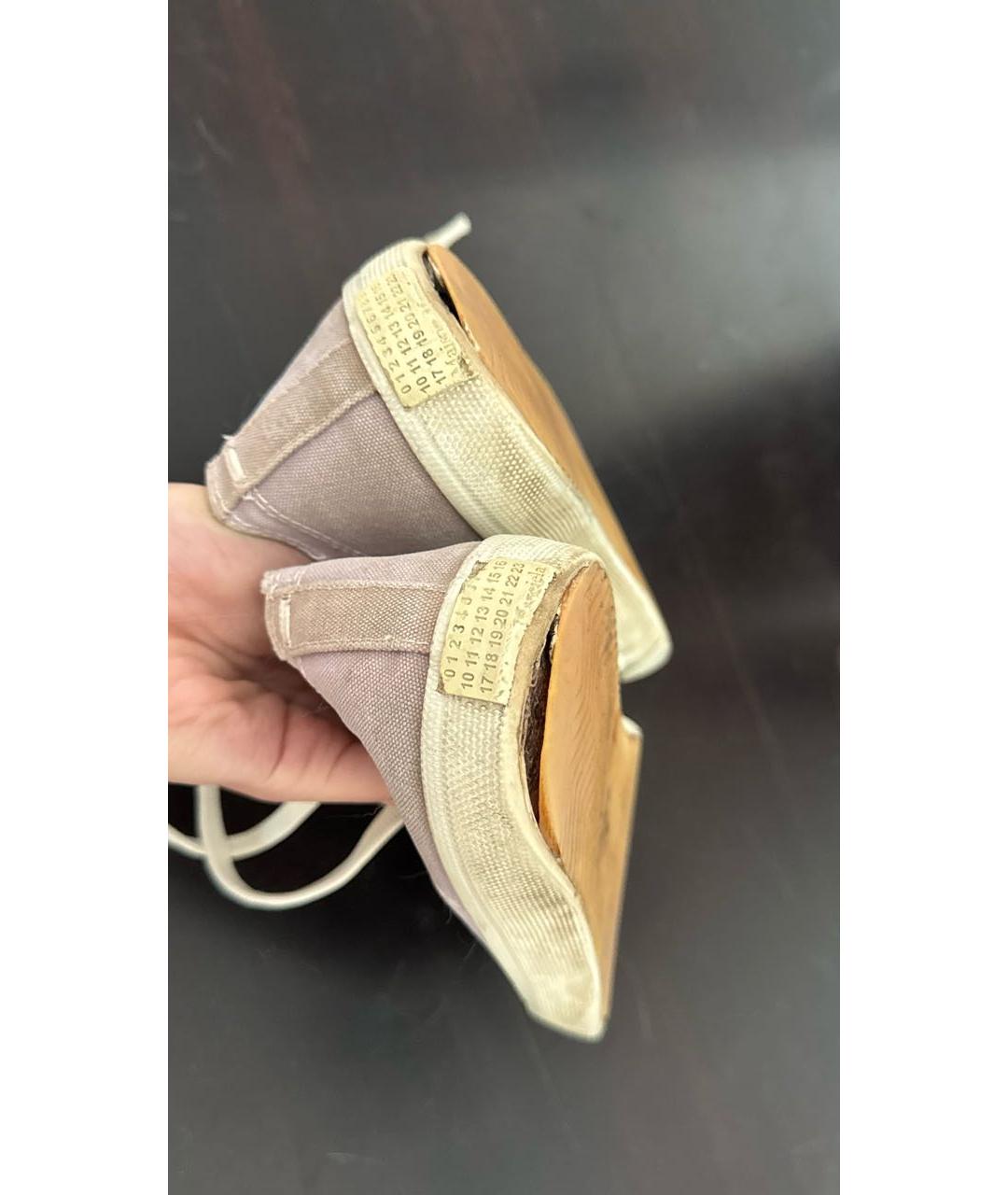 MAISON MARGIELA Фиолетовые кеды, фото 5